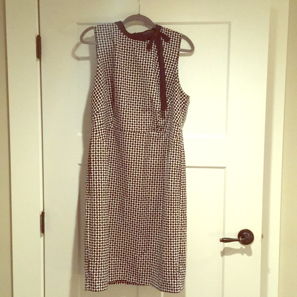 Black and white patterned Eloquii dress